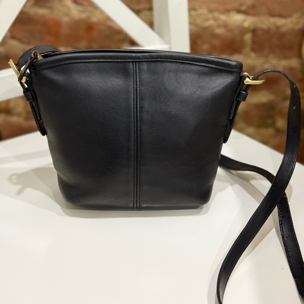 Vintage Coach Soho Small Basket 4107 Black US Made